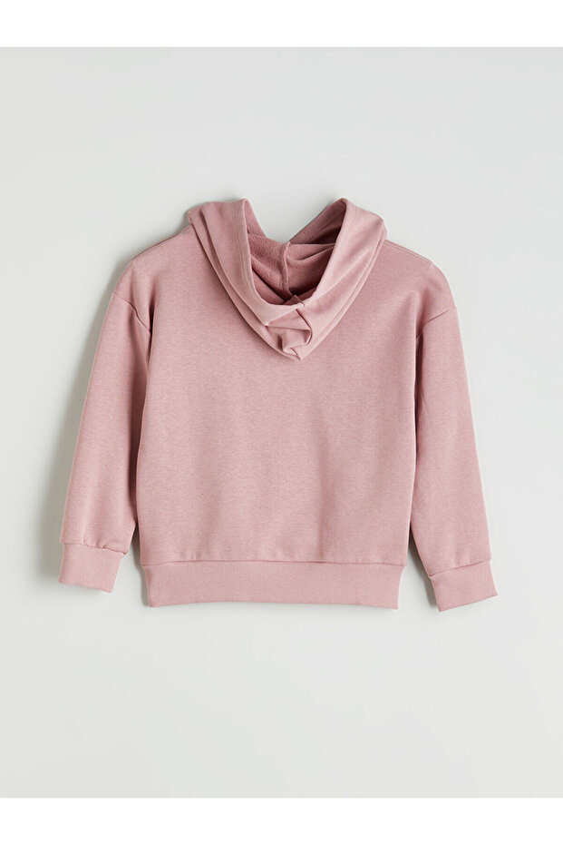 Дівчача кофта з капюшоном Basic - 3
