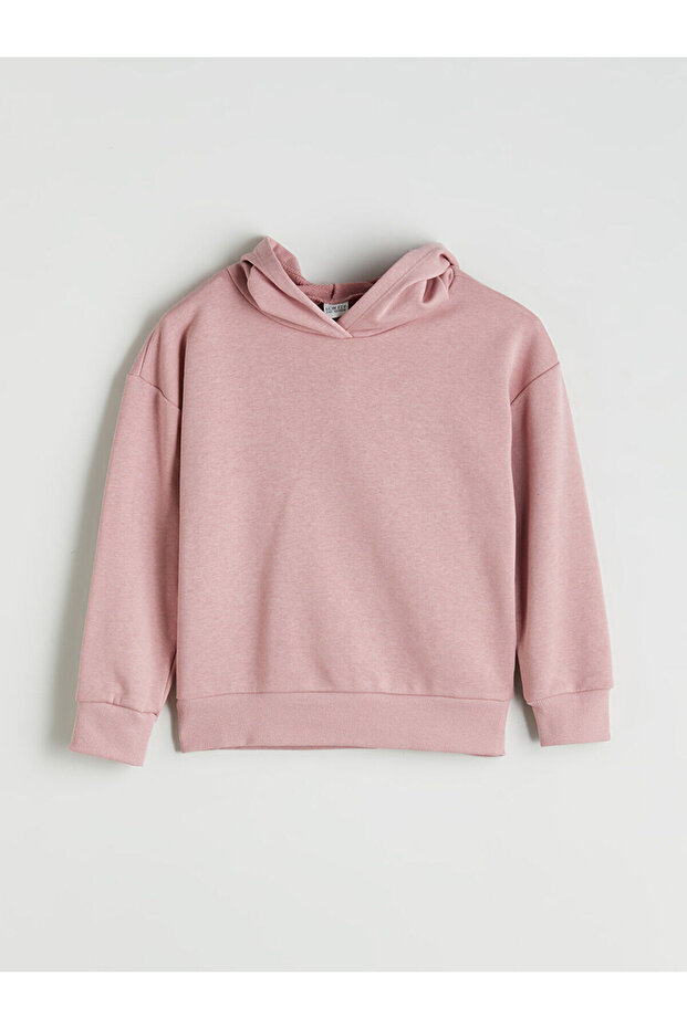 Дівчача кофта з капюшоном Basic - 1