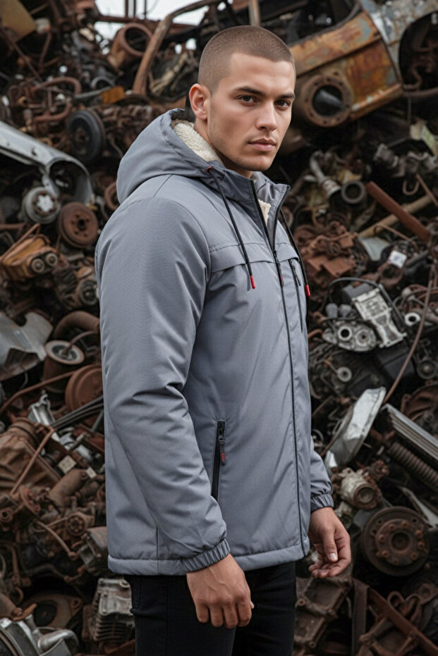 Winter Fur Lined Waterproof and Windproof Coat - 2