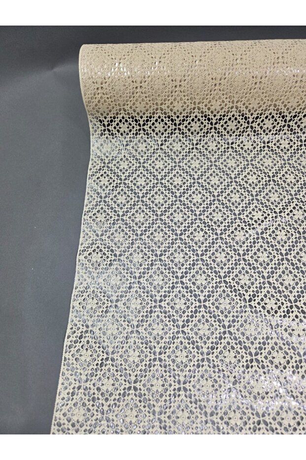 PVC KÜPÜR DANTEL RAF VE DOLAP ÖRTÜSÜ RUNNER - 3