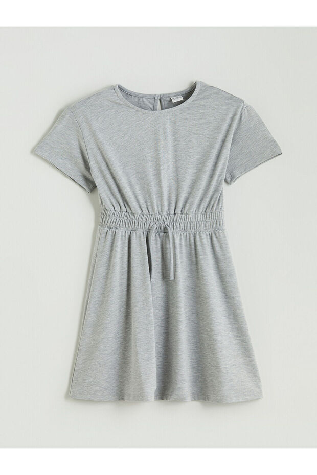 Nevavm Oval Collar Girl's Dress with a Difference