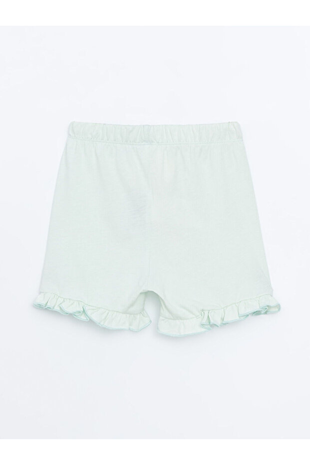 Basic Mädchen Shorts mit elastischem Bund - 2