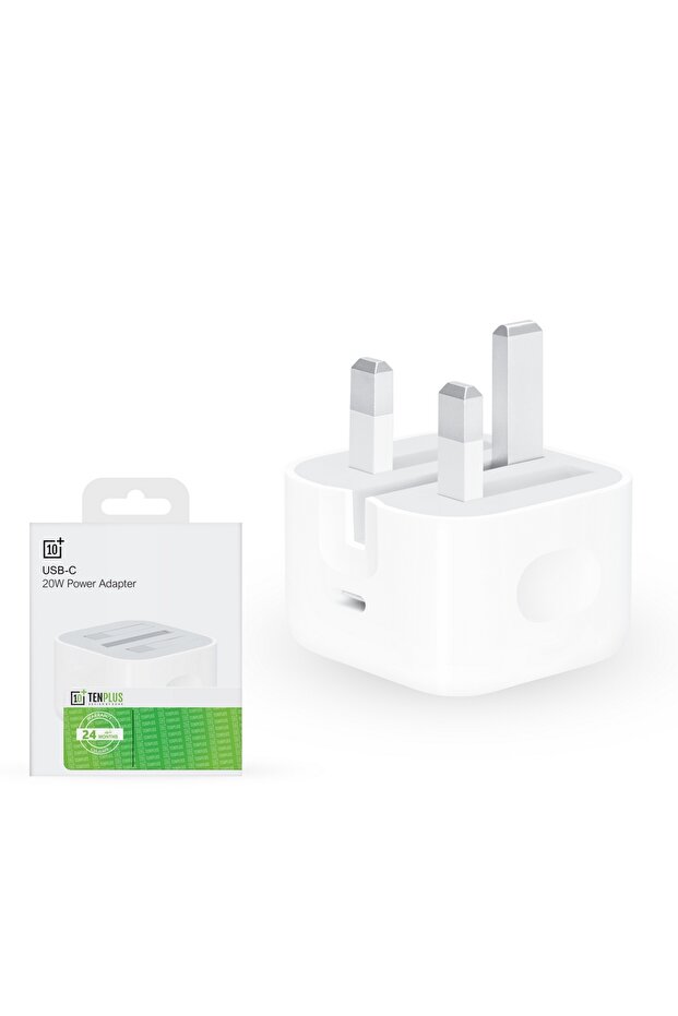 شاحن منزلي سريع TEN PLUS 20W بمنفذ USB-C