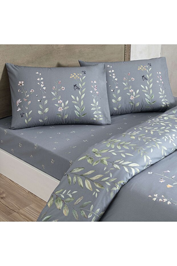 Serelis Ranforce Tek Kişilik Nevresim Takımı Mavi - 3