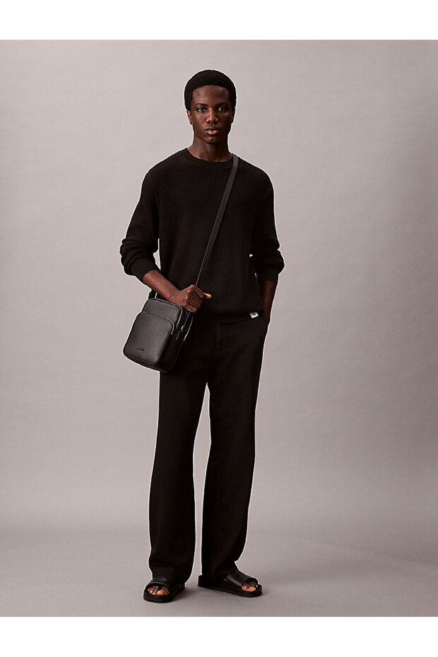 Erkek Micro Pebble Çapraz Çanta - 5