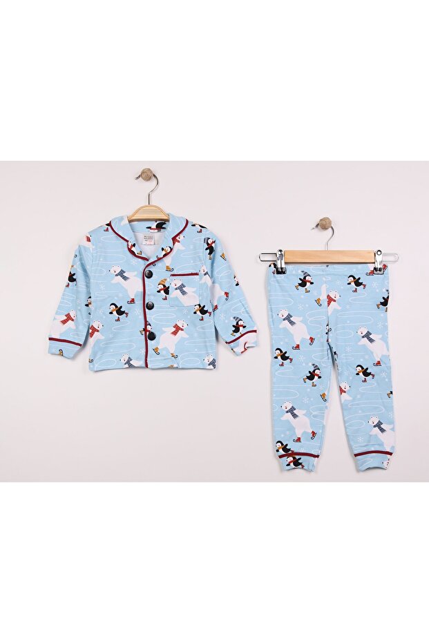 Baby Buttoned Pajama Set
