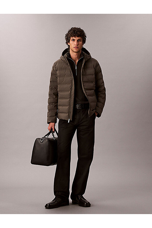 Erkek Packable Embossed Mont - 2