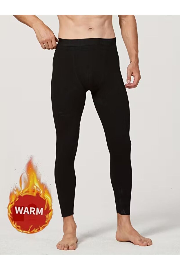 Thermal Men's Winter Leggings Ribbed Leggings