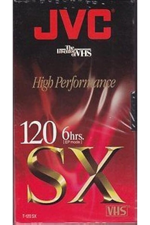 VHS Cassette Tape – T-120 SX, 6 hours, 4-pack