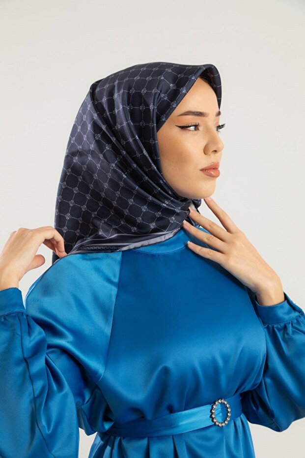 وشاح حريري من نسيج التويل 11393-07