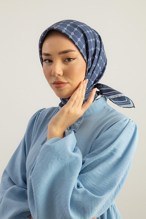 وشاح حريري من نسيج التويل 11393-20