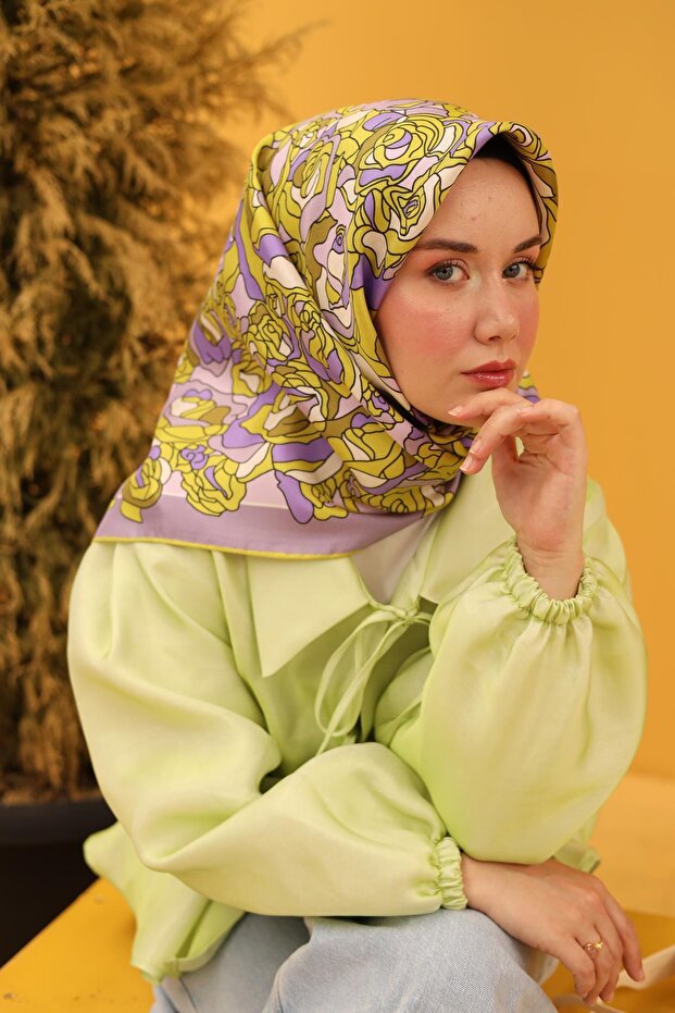 وشاح حريري تويل 11434-17