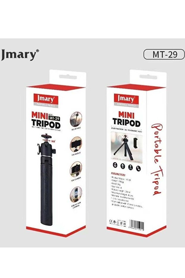 MT-29 Mini Tripod Extendable Selfie Vlogging Tripod Stand