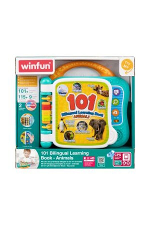 Bilingual Interactive Learning Book for Animals - 2