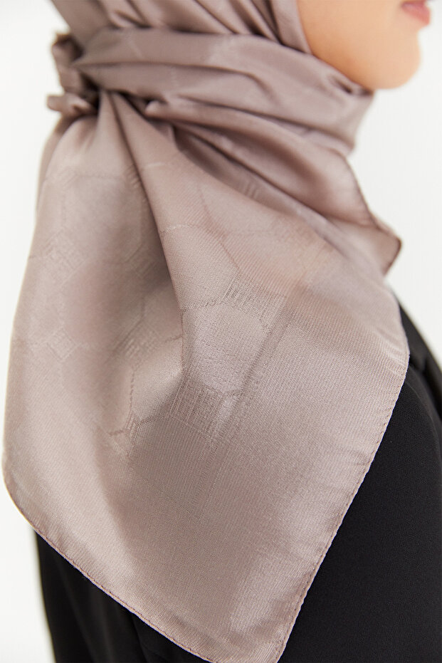 Petek Desenli Eşarp - 4