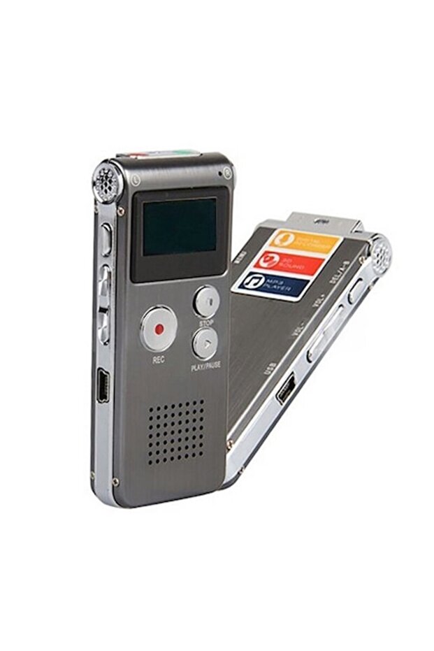 Mini Professional Recorder with 8GB Memory and Internal Battery with MP3 and USB Function - 1