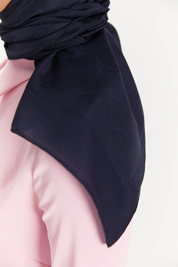 Petek Desenli Eşarp - 3