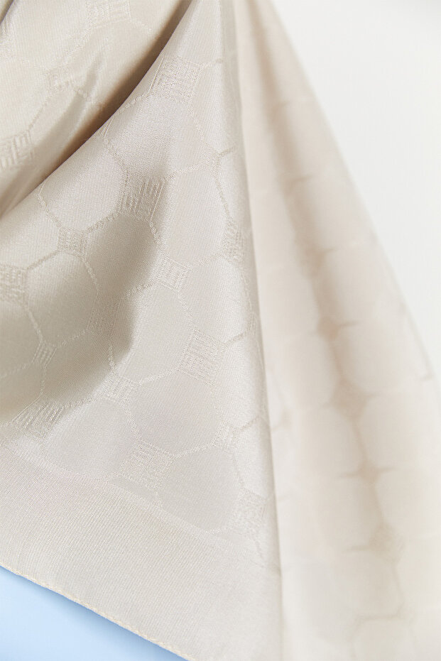 Petek Desenli Eşarp - 4