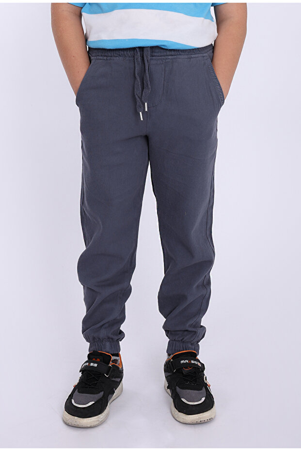 Children's Elastic Waist Transitional Unisex Pants for Boys and Girls