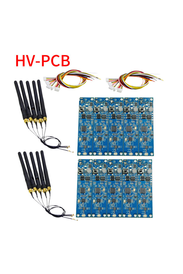 لوحة دارات مطبوعة HV 10 قطع A9 2.4 جيجا ISM DMX وحدة تحكم لاسلكية PCB وحدة 2 في 1 DMX512 جهاز إرسال واستقبال لـ S