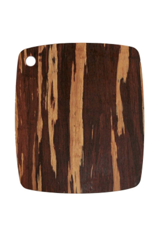 Rectangular bamboo kitchen chopping board 19x14xh0.9cm