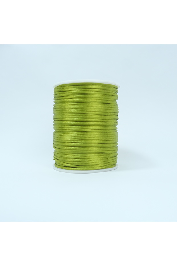 Flux Thread - Jewelry Thread - Rat Tail Thread - Bracelet Thread 2 mm Green - 32