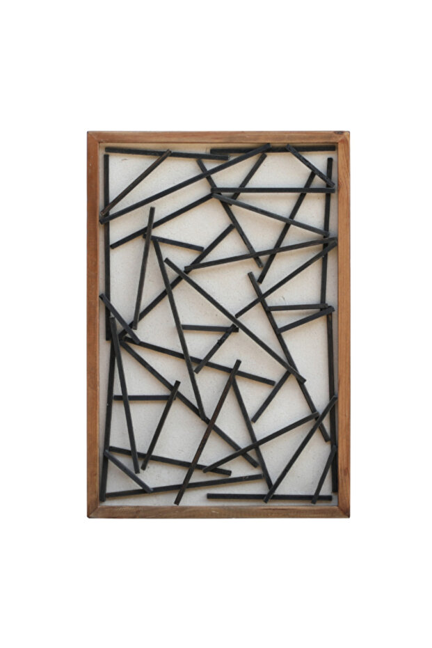 Elegant Rectangular Constructivism Wall Art - 1
