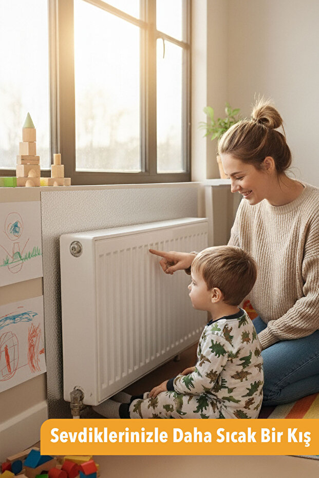 5 ADET Petek Kalorifer Radyatör Arkası Folyolu Plaka Isı Yalıtım Levhası Şilte - 4