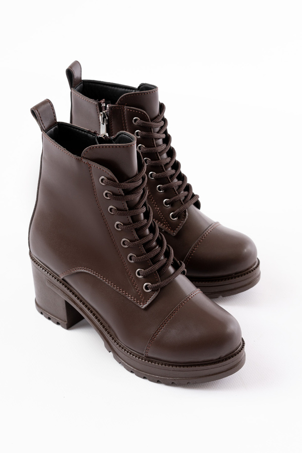 Nexa Bağcıklı Kalın Topuklu Bot - 4