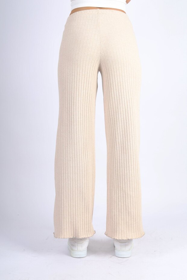 Punta Report široke bež pantalone - 2