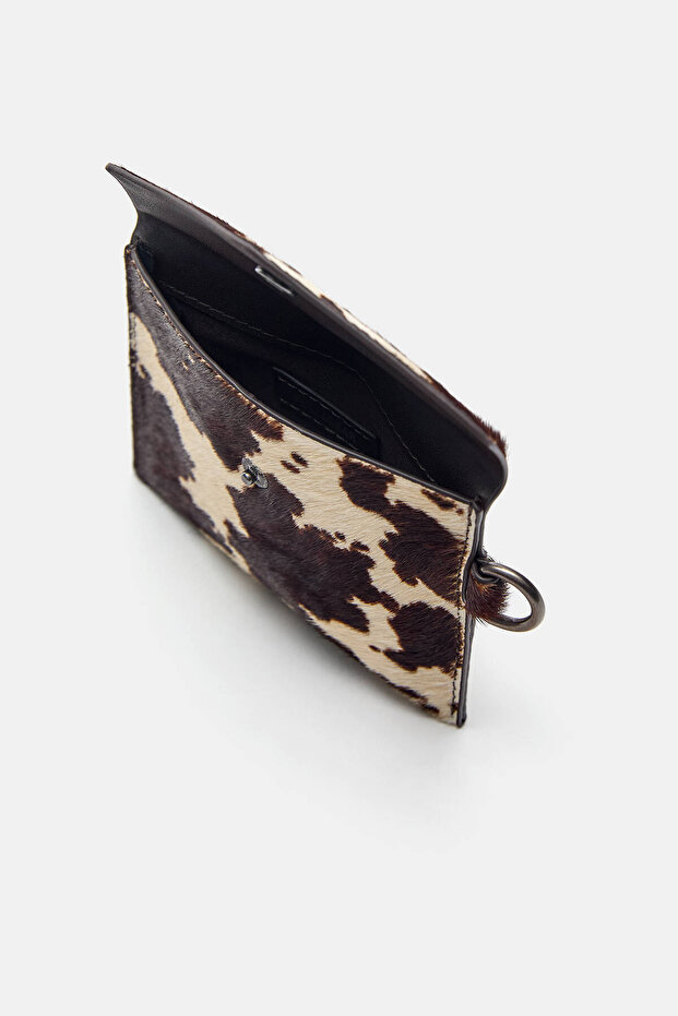 Desenli deri kartlık - 2