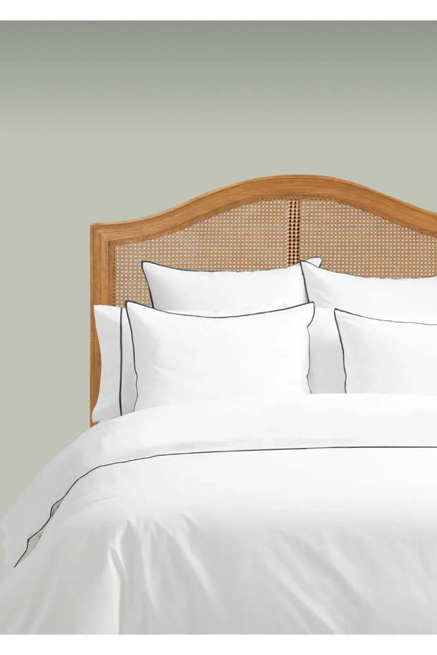 100% Cotton | Piped Double Duvet Cover Set