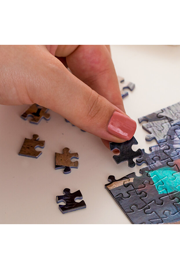 Sevgiliye Sürpriz Yapmak İsteyenlere Kapsül Şişeli Mini Puzzle - 8
