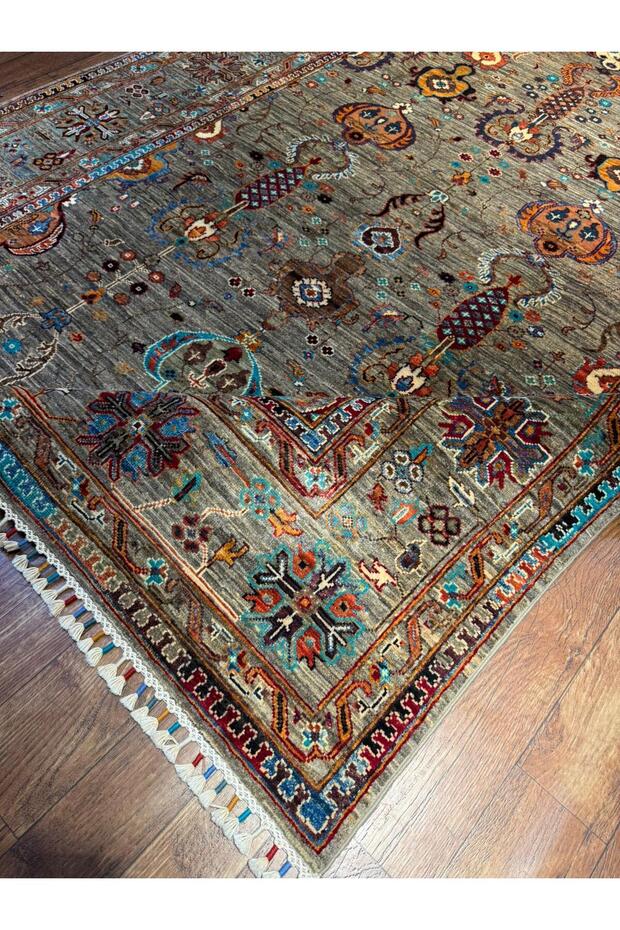 El dokuma Afgan halısı - 3