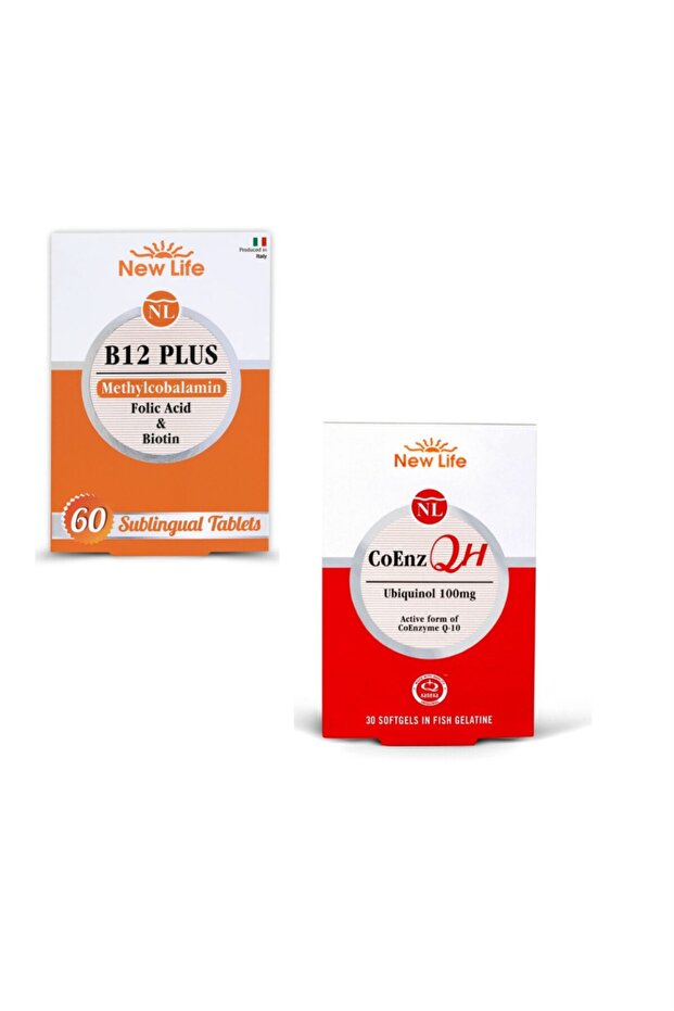 B12 Plus 60 Tablet+ CoEnz QH 30 Kapsül - 1