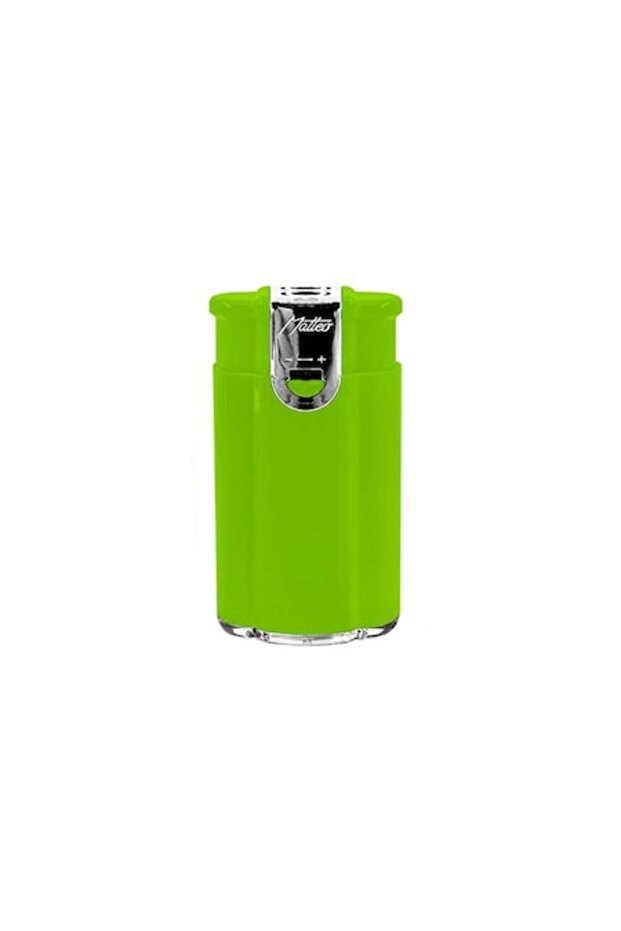 Double Flame Refillable Windproof Lighter, 6 cm, Green, - 1