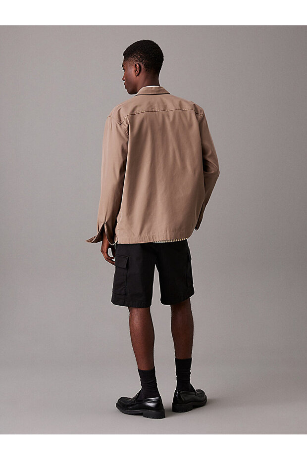 Erkek Modern Twill Cargo Şort - 2