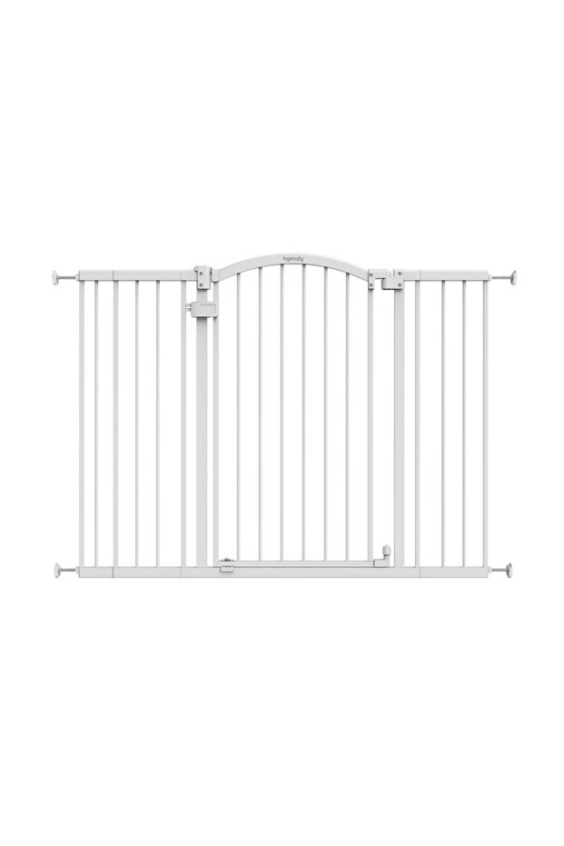 Summer by - Thruway 53" Extra Tall Gate, White, Ages 6–24 Months