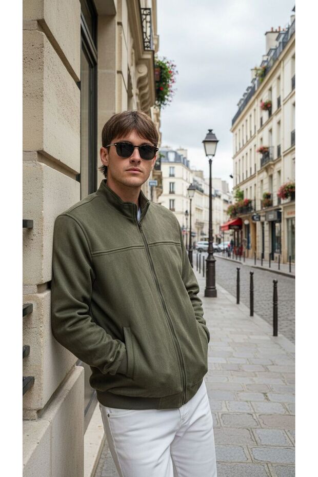 Süet mevsimlik mont - 3