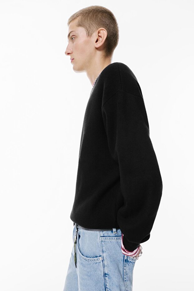 Yumuşak Örme Süveter - 4