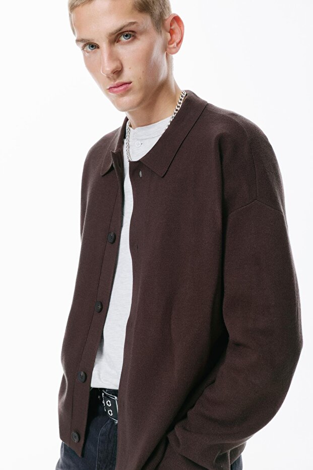 Polo yaka hırka - 5