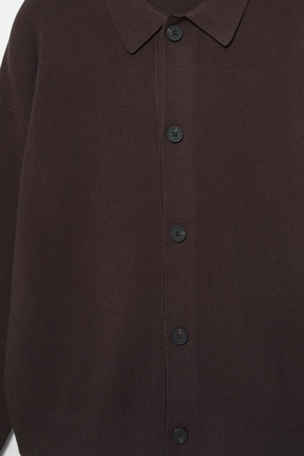 Polo yaka hırka - 7
