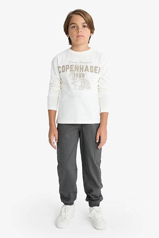 Cargo Gabardine Jogger Pants Pants Boys F2477A825Wn