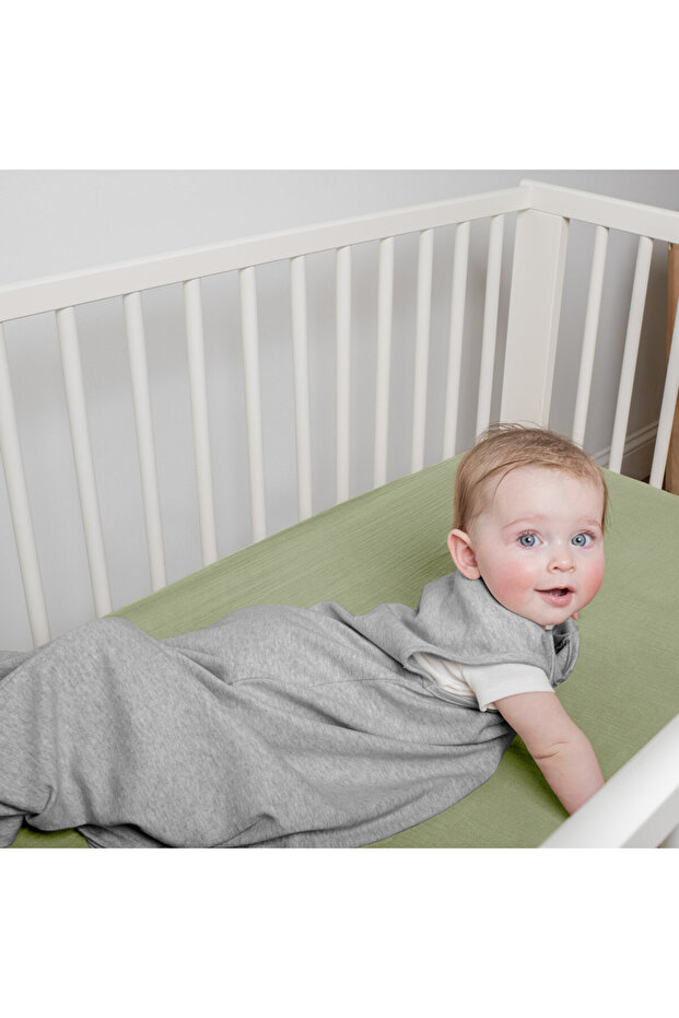 Swaddleme By Night Sack Sleeper 1Pk, 2.5 Tog - Heather Grey
