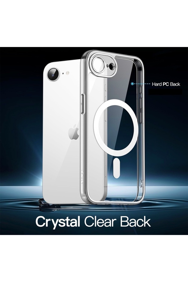 Husa de Protectie MagSafe pentru Apple iPhone 16e, ProCore Tech, Alb/Clear - 2