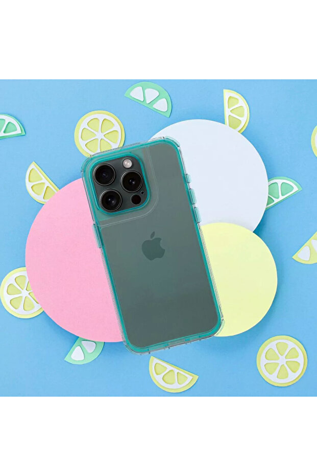 ArrayEX Lucid Case for Apple iPhone 16 Plus, AntiShock, Clear/Mint Green - 5