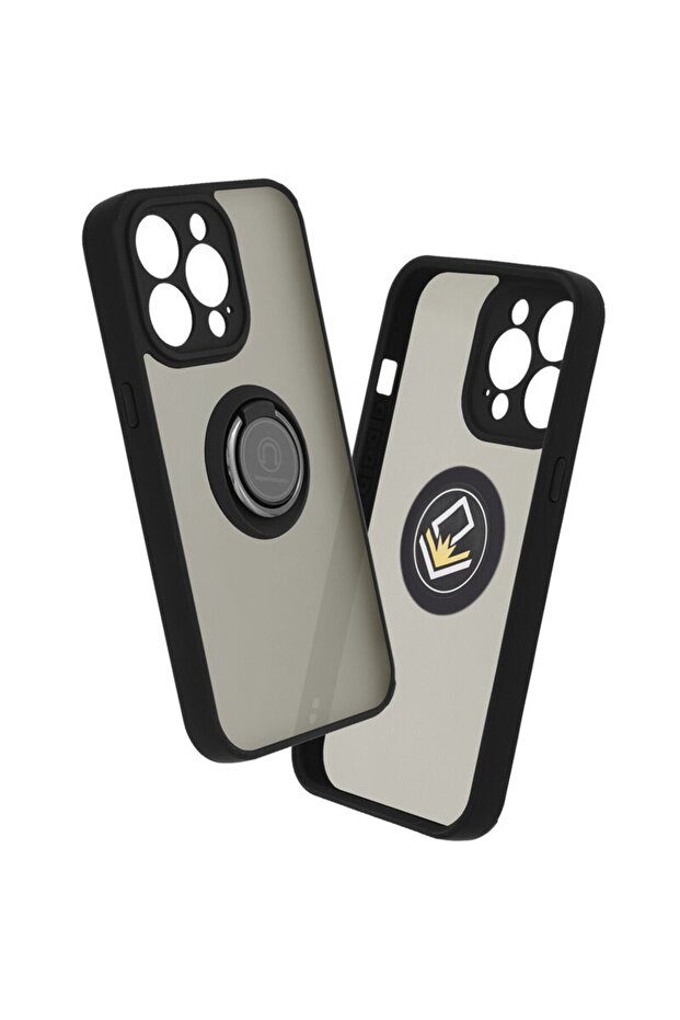 TPU Bumper Case for Apple iPhone 11 Pro, Glinth Ring, Super Slim, Black - 2