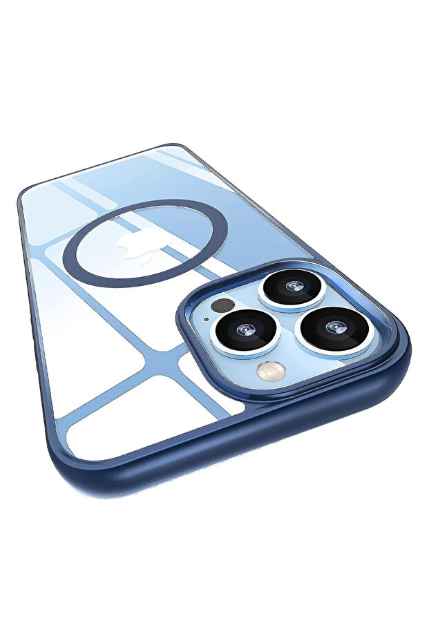 MagSafe Protective Case for Apple iPhone 16 Plus, ProCore Tech, Blue/Clear - 2