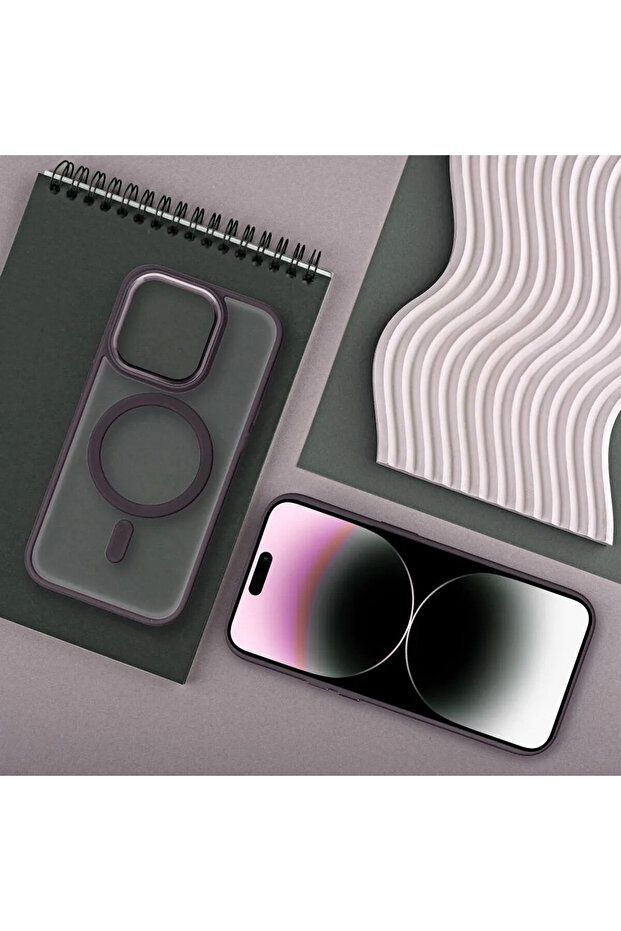 MatteMag Protective Case for Apple iPhone 16 Pro, ProCore Tech, Purple - 4