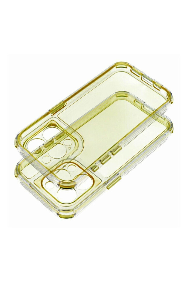 ArrayEX Lucid Case for Apple iPhone 16 Plus, AntiShock, Clear/Yellow - 2
